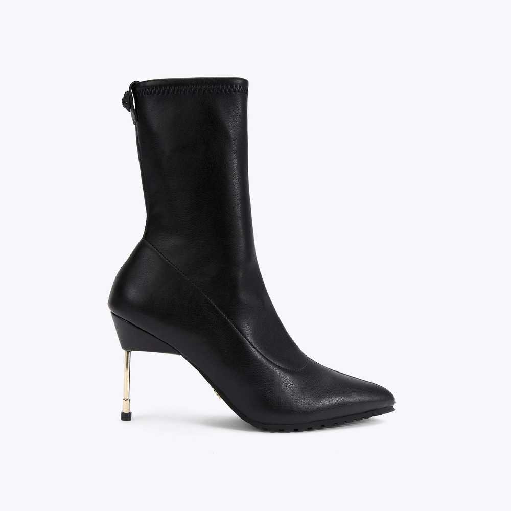 Black Kurt Geiger Barbican Women's Heeled Boots | UAE-37526909