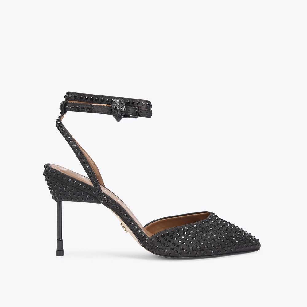 Black Kurt Geiger Bond 90 Women's Heels | UAE-32907469