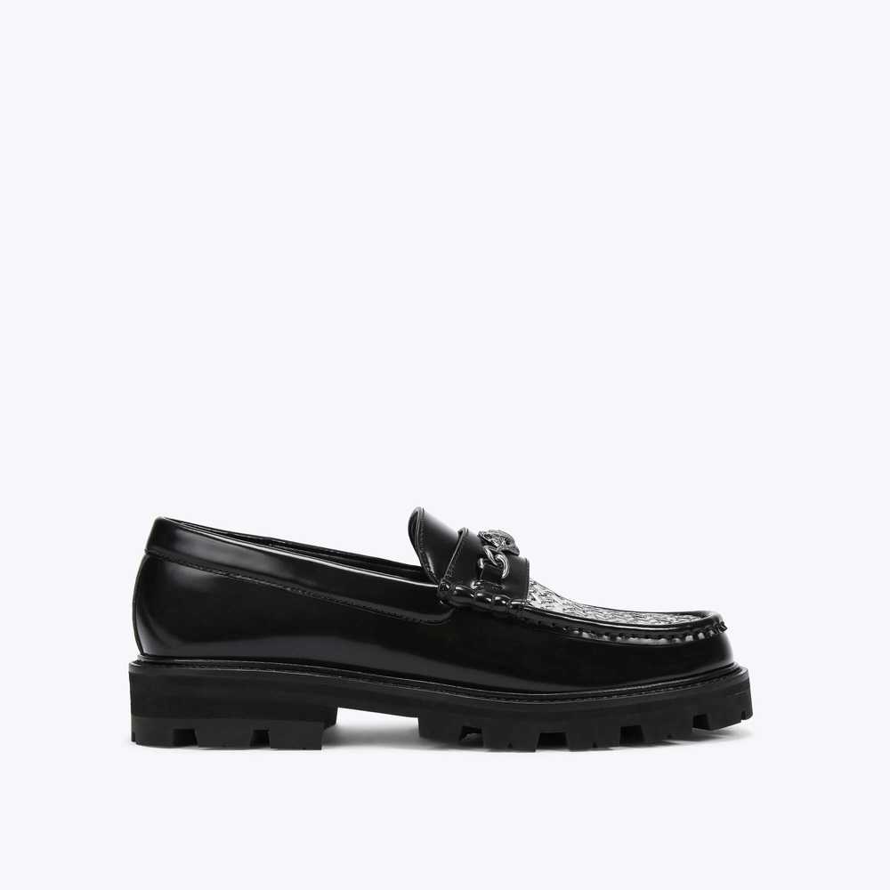 Black Kurt Geiger Carnaby Chunky Women's Loafers | UAE-28453979