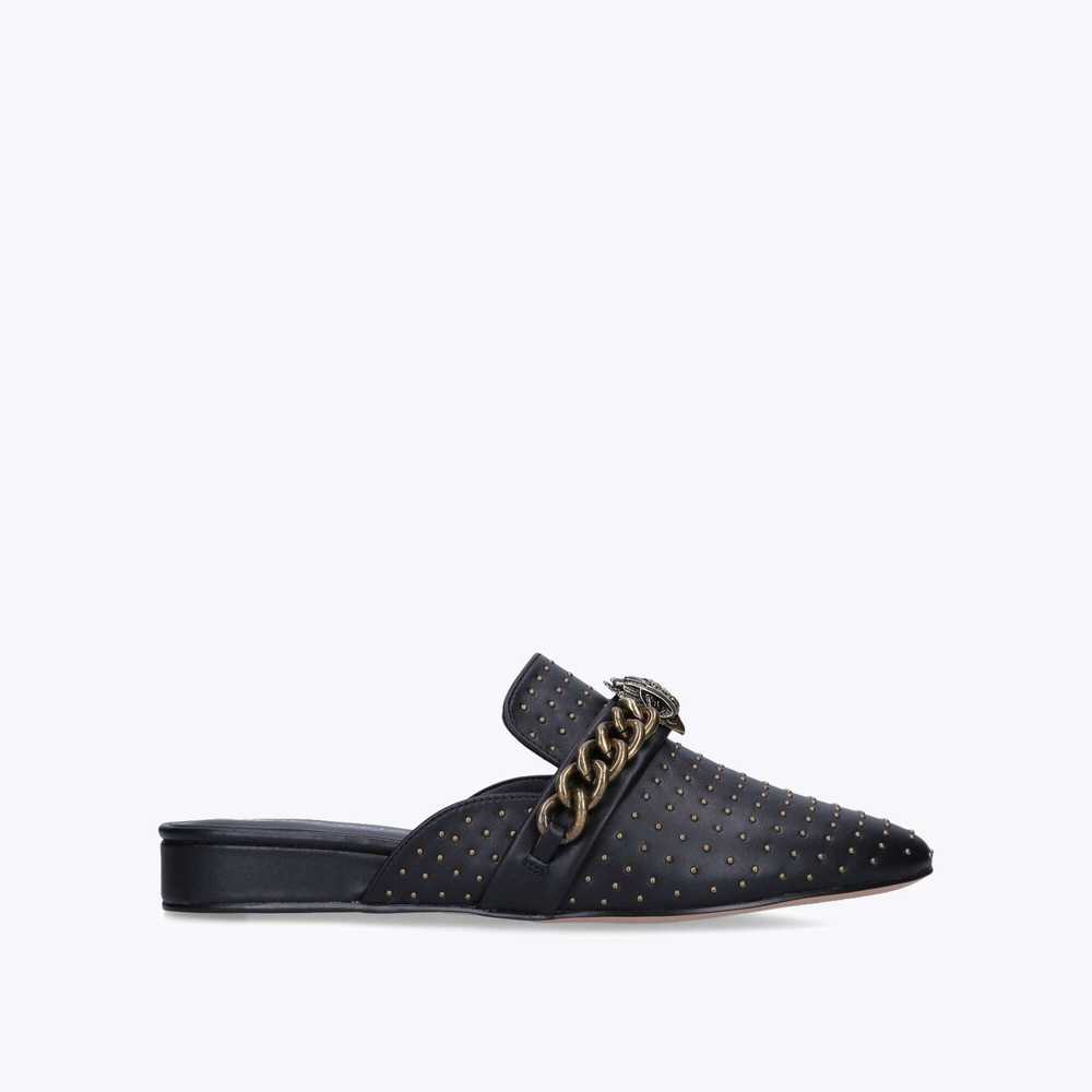 Black Kurt Geiger Chelsea Women's Mules | UAE-06193549