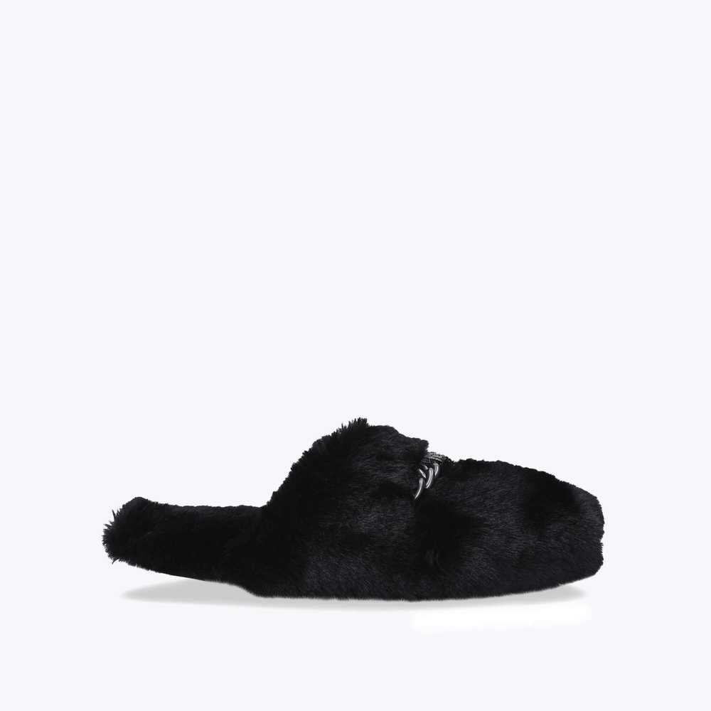 Black Kurt Geiger Chelsea Women's Slippers | UAE-06972319