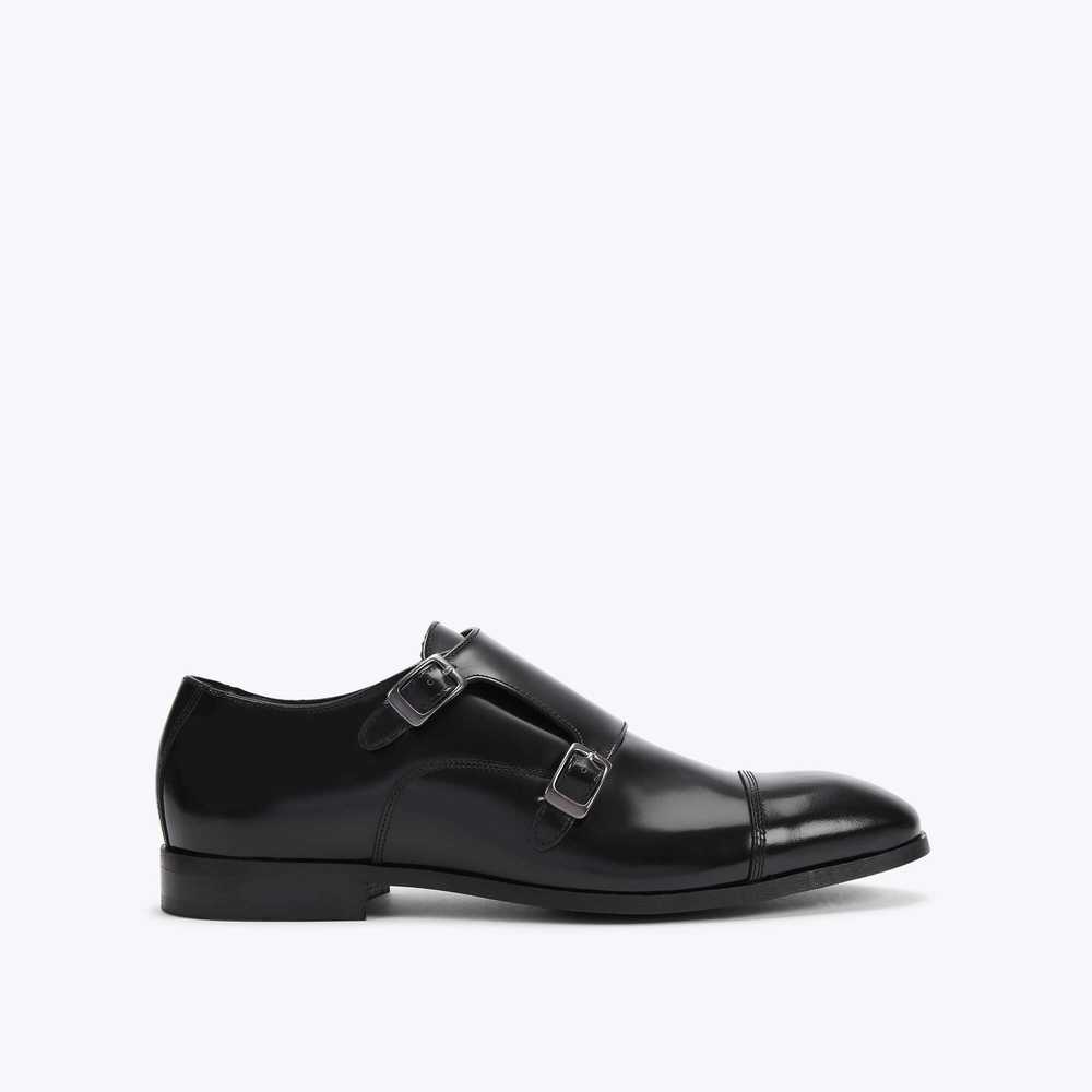 Black Kurt Geiger Harry Monk Men's Loafers | UAE-96125349