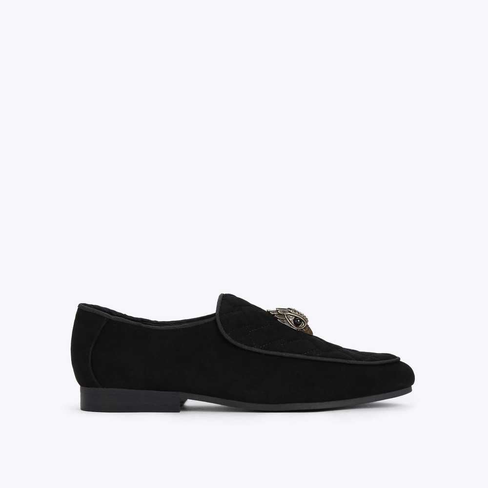 Black Kurt Geiger Holly Eagle Women's Loafers | UAE-08139769