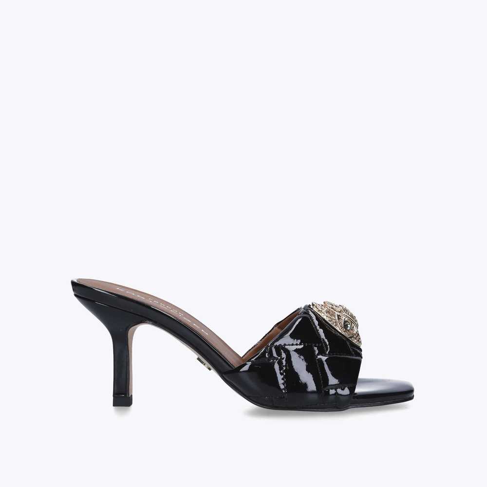 Black Kurt Geiger Kensington Women's Mules | UAE-79416539