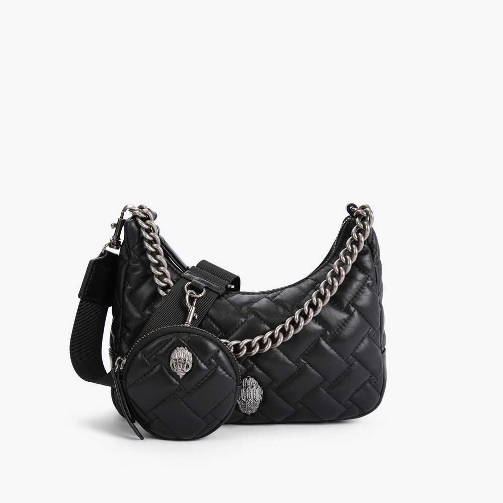 Black Kurt Geiger Leather Women's Crossbody Bags | UAE-54769209