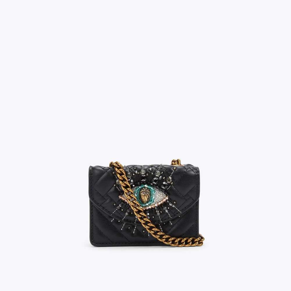 Black Kurt Geiger Micro Kensington Eye Women's Mini Bag | UAE-69245379