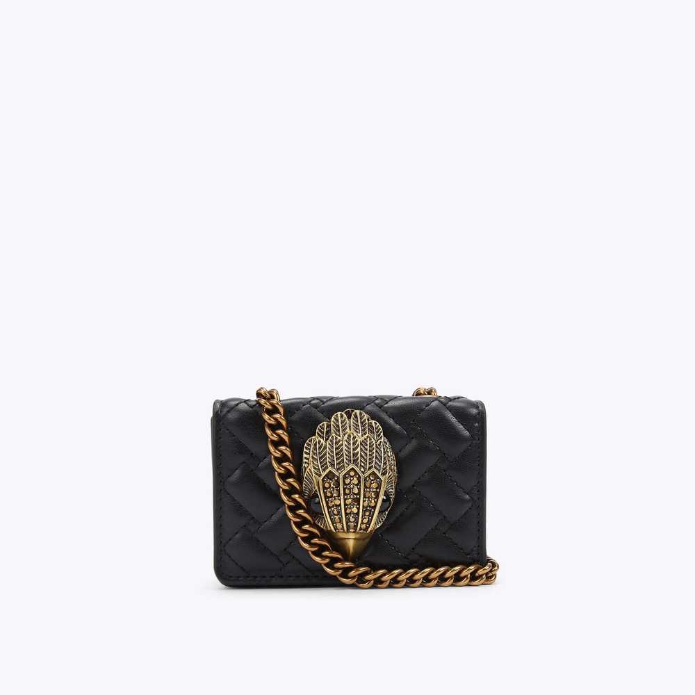 Black Kurt Geiger Micro Kensington Women's Mini Bag | UAE-06784139