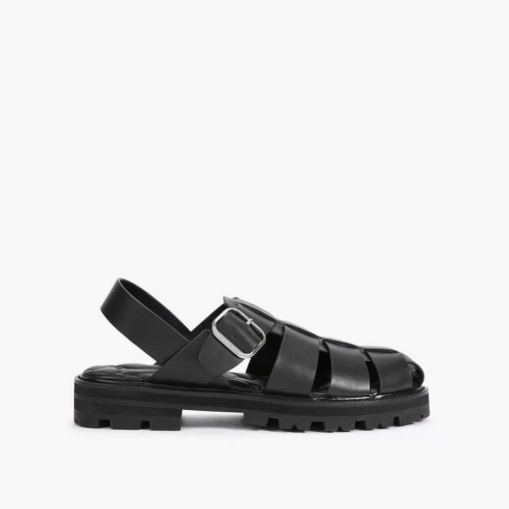 Black Kurt Geiger Ollie Men's Sandals | UAE-95738609