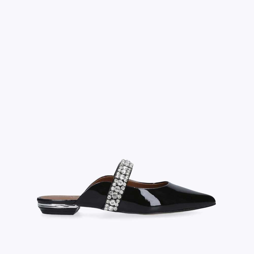 Black Kurt Geiger Princely Women's Mules | UAE-06584799