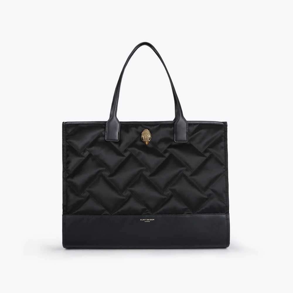 Black Kurt Geiger Recycled Square Women's Tote Bags | UAE-62137959