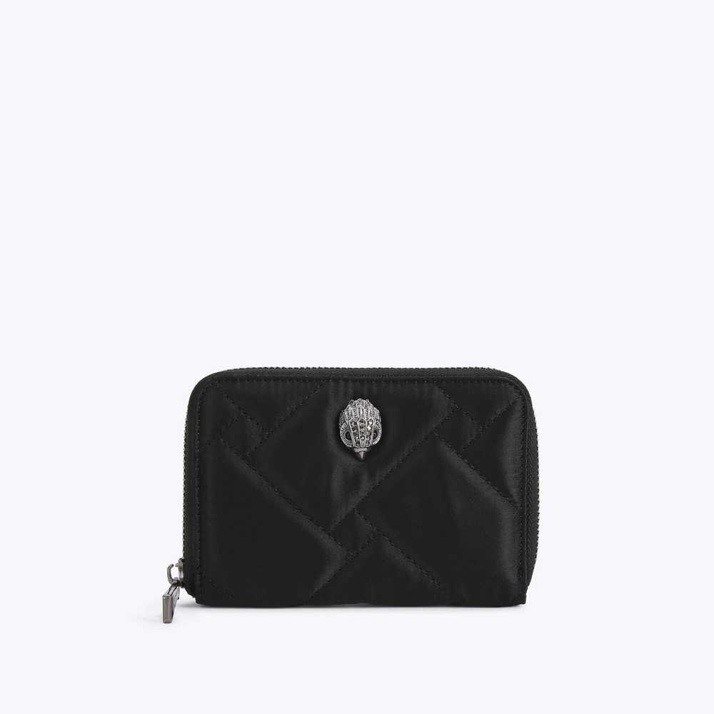 Black Kurt Geiger Sm Zip Nylon Women's Wallets | UAE-03694859