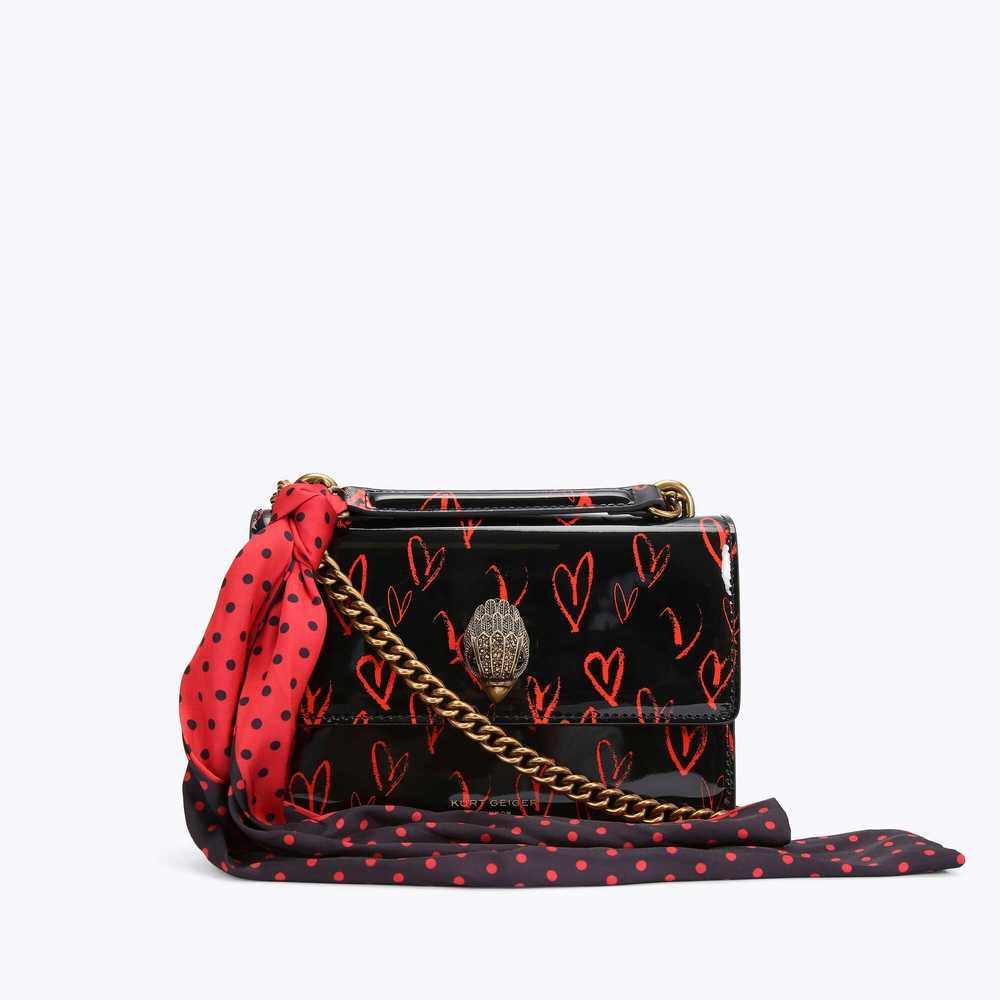 Black / Red Kurt Geiger Shoreditch Small Women's Crossbody Bags | UAE-16597039