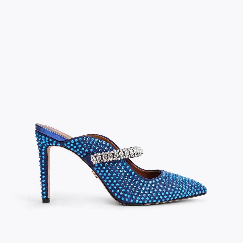 Blue Kurt Geiger Duke Crystal Women's Heels | UAE-80169549