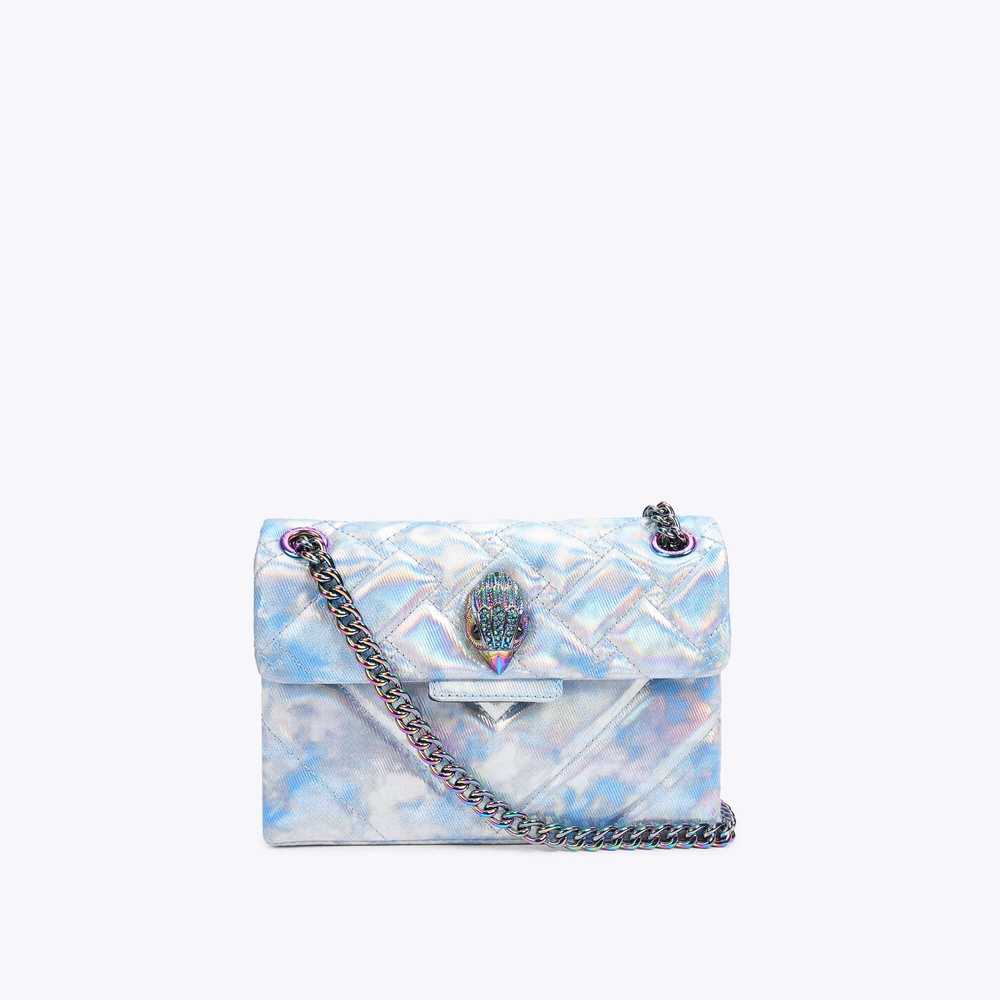 Blue Kurt Geiger Fabric Mini Kensington Women's Mini Bag | UAE-06487359