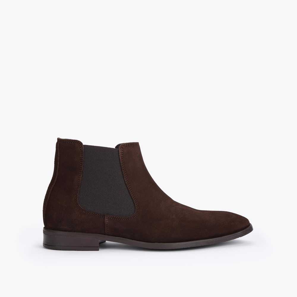 Brown Kurt Geiger Frederick Men's Chelsea Boots | UAE-30542769