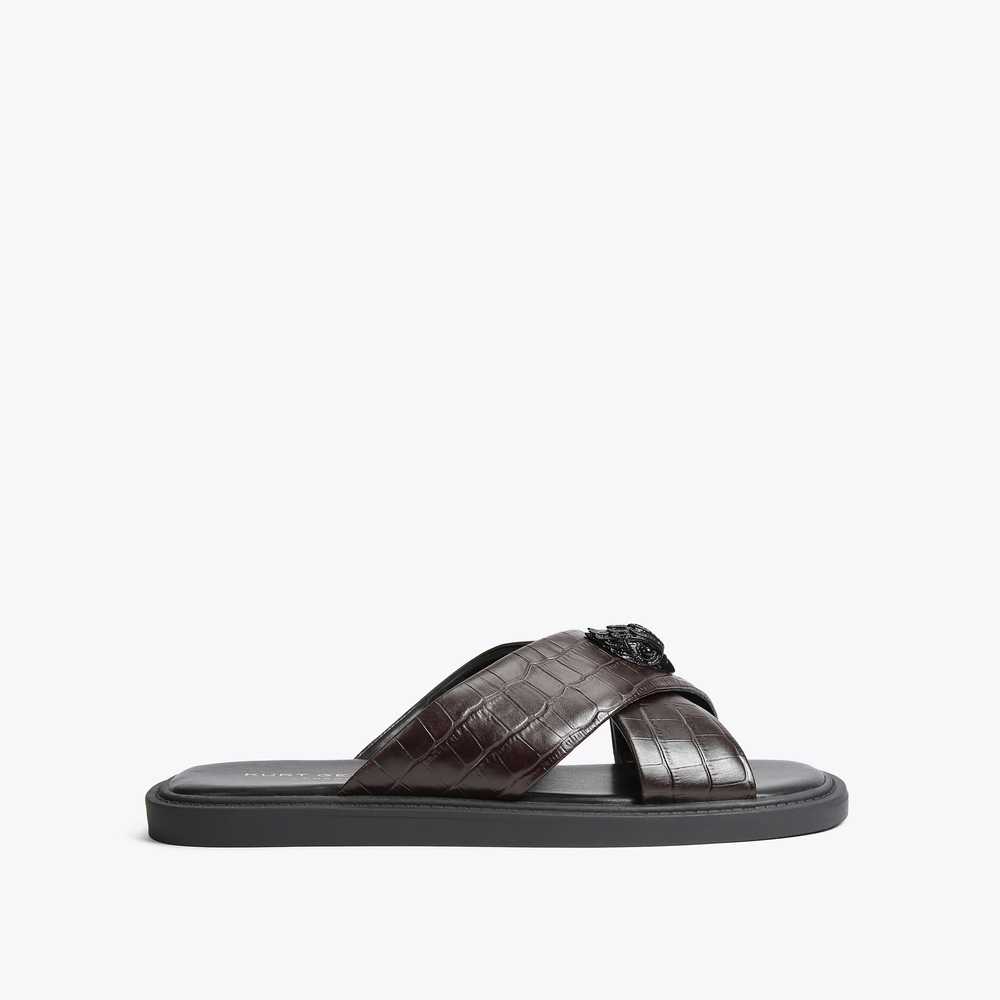 Brown Kurt Geiger Owen Men's Sandals | UAE-71269549