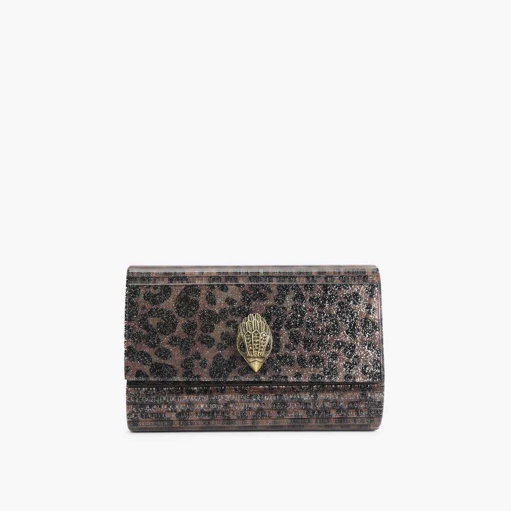 Brown Kurt Geiger Party Eagle Women's Clutch Bag | UAE-82165739