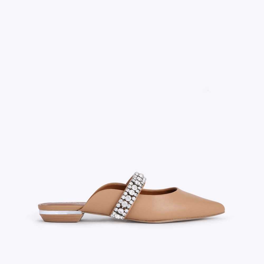 Brown Kurt Geiger Princely Women's Mules | UAE-25869379