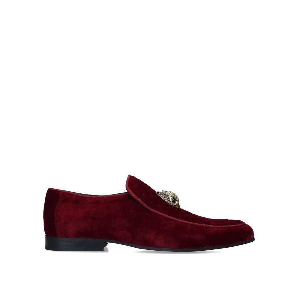 Burgundy Kurt Geiger Hugh Eagle Head Men's Loafers | UAE-17452369