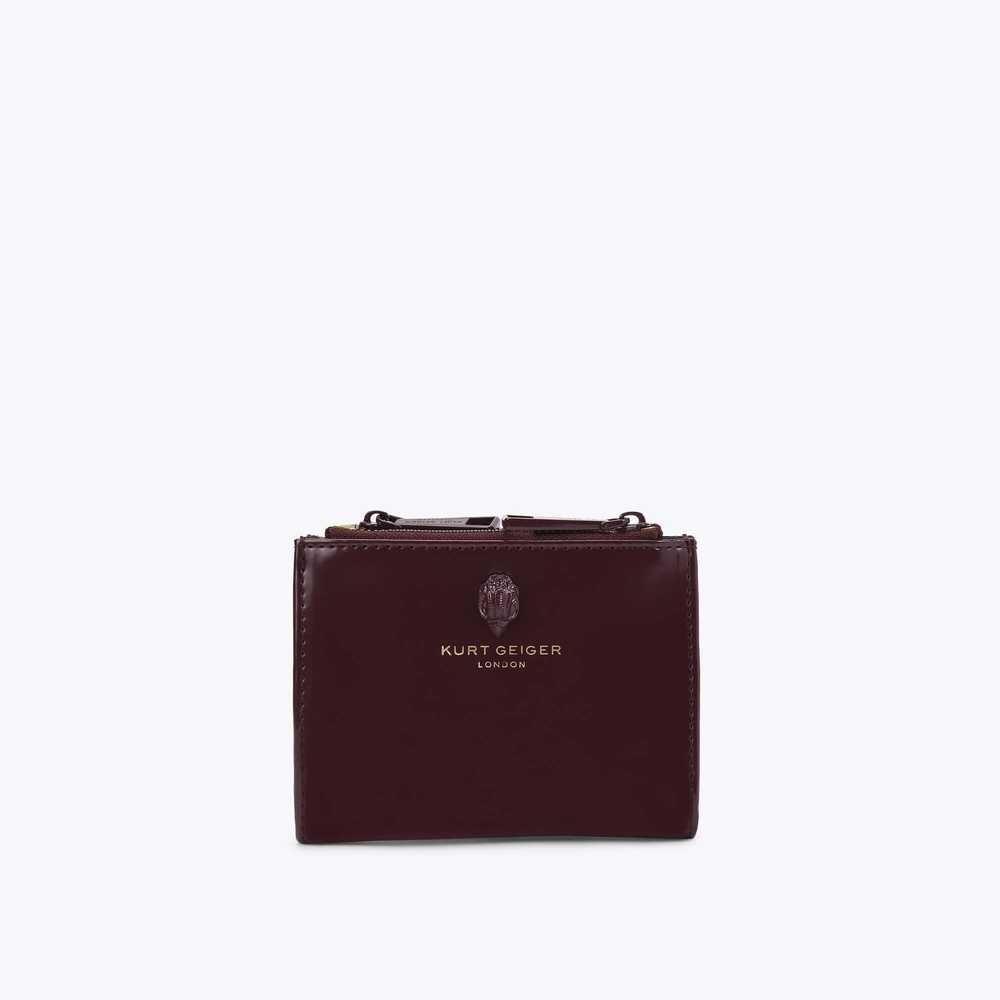 Burgundy Kurt Geiger Mini Purse Shoreditch Women's Purses | UAE-40281369