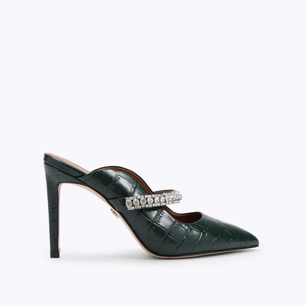 Dark Green Kurt Geiger Duke Women's Heels | UAE-72839169