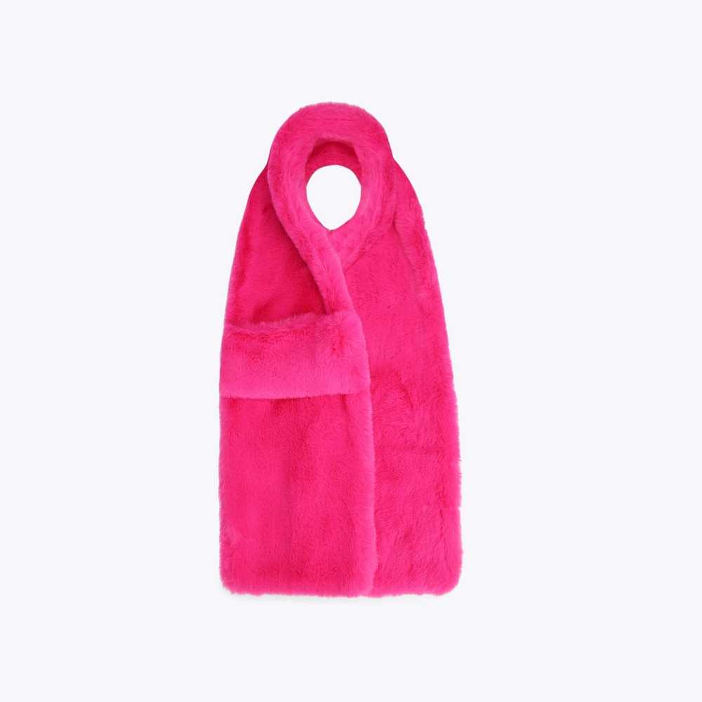 Fuchsia Kurt Geiger Poppy Women's Scarves | UAE-69184509