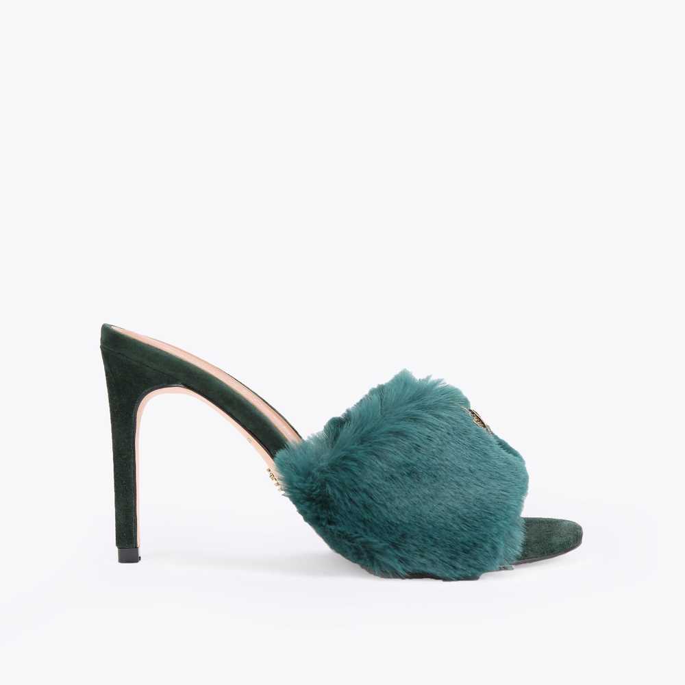 Green Kurt Geiger Kensington 95 Women's Mules | UAE-59648019