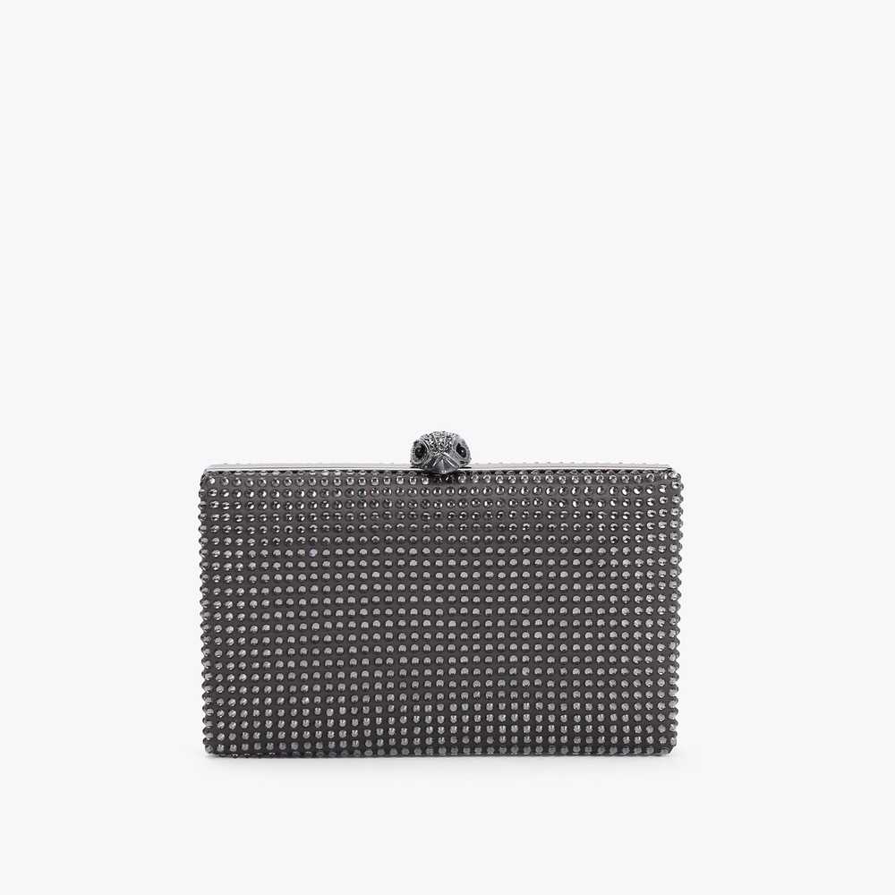 Grey Kurt Geiger Crystal Kensington Women's Clutch Bag | UAE-90648379