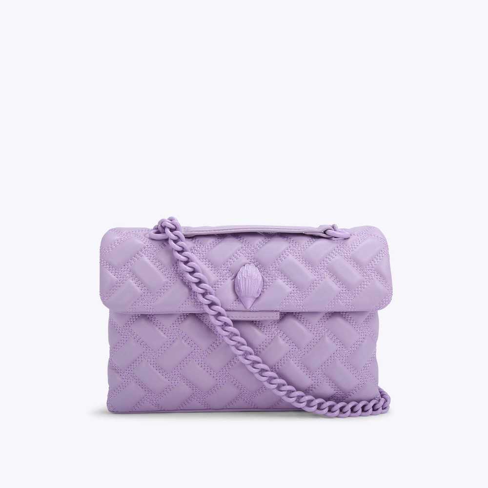 Light Purple Kurt Geiger Kensington Drench Women's Crossbody Bags | UAE-83460919