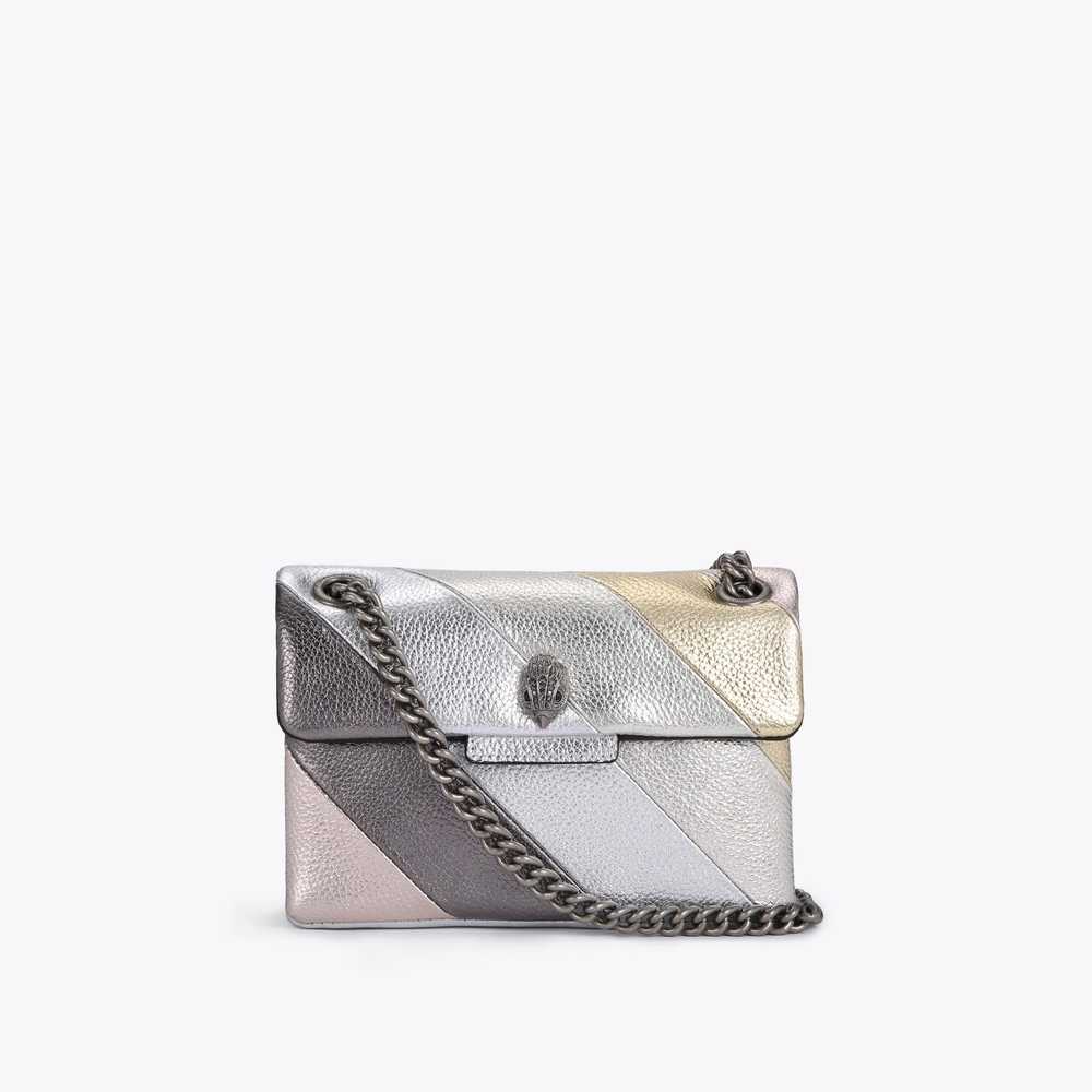 Metallic Kurt Geiger Mini Kensington Women's Shoulder Bags | UAE-97046829