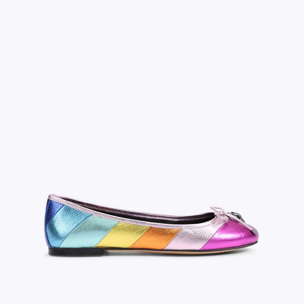 Multicolor Kurt Geiger Eagle Ballerina Women's Ballerina | UAE-46078299