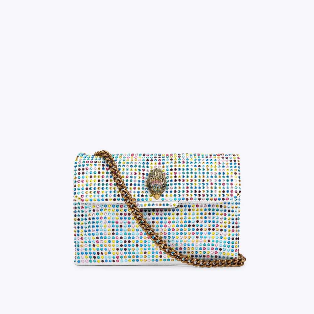 Multicolor Kurt Geiger Fabric Kensington Women's Crossbody Bags | UAE-30625749