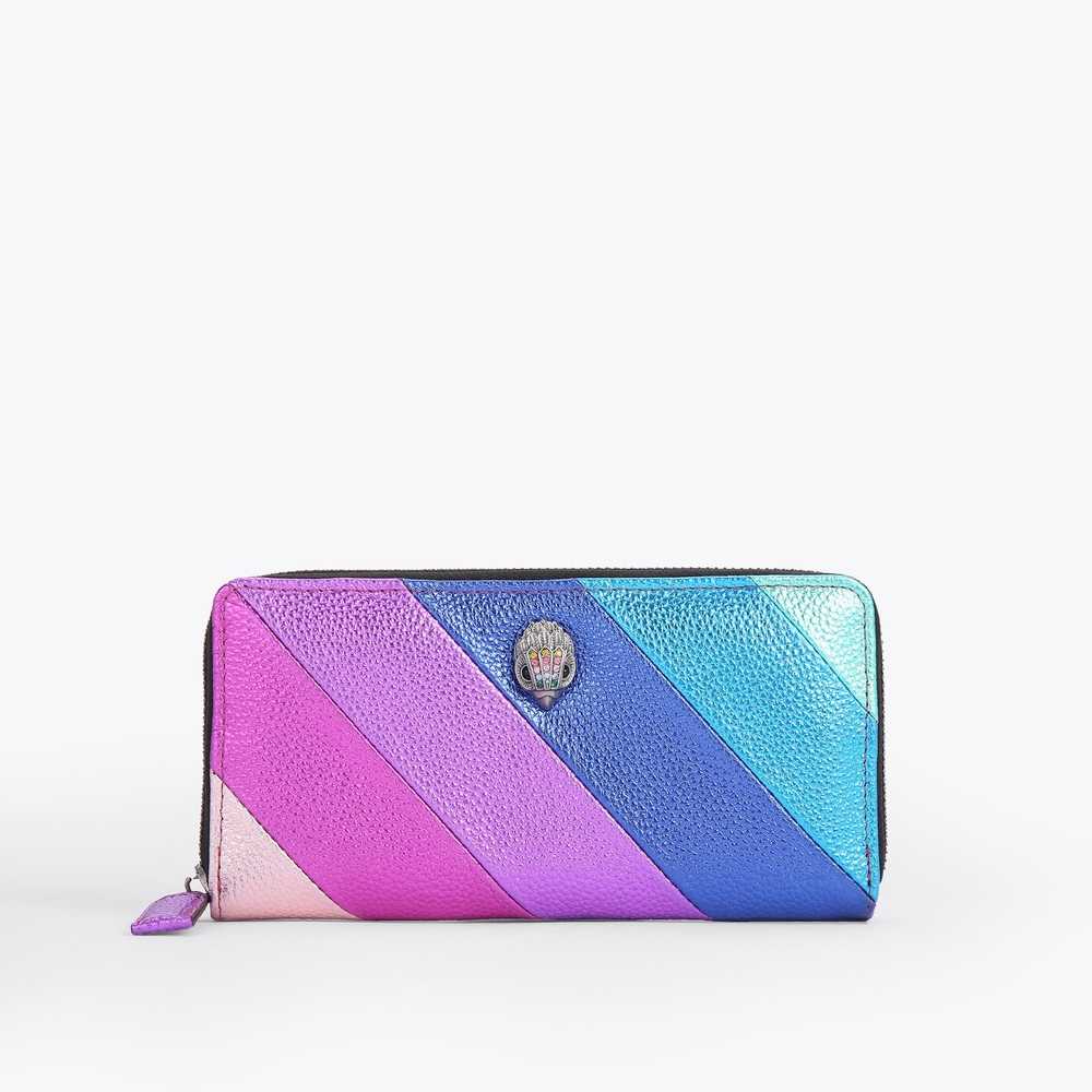 Multicolor Kurt Geiger Kensington Zip Around Women's Wallets | UAE-12736049