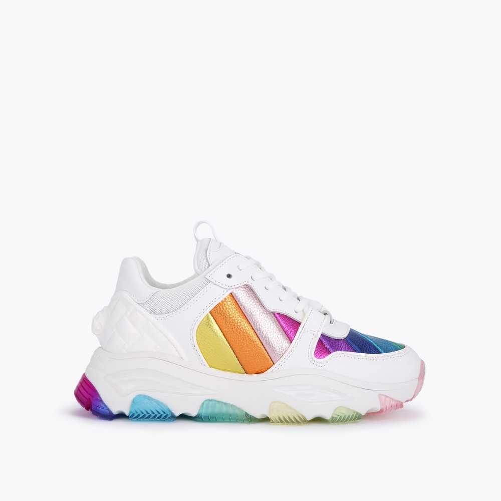 Multicolor Kurt Geiger Lettie Eagle Women's Sneakers | UAE-28165499