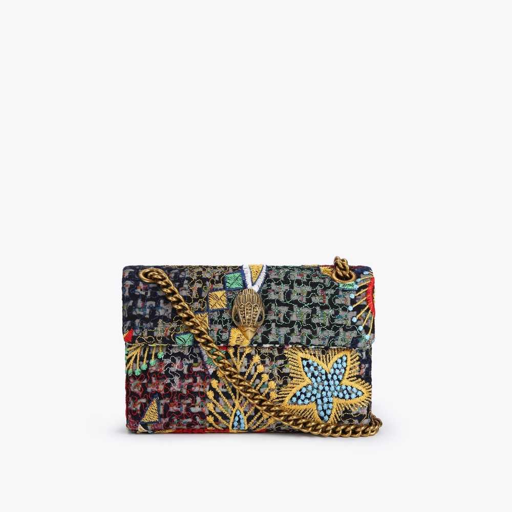 Multicolor Kurt Geiger Tweed Mini Kensington Women's Mini Bag | UAE-05463299