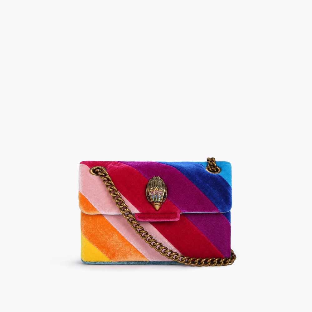 Multicolor Kurt Geiger Velvet Mini Kensington Women's Mini Bag | UAE-90268419