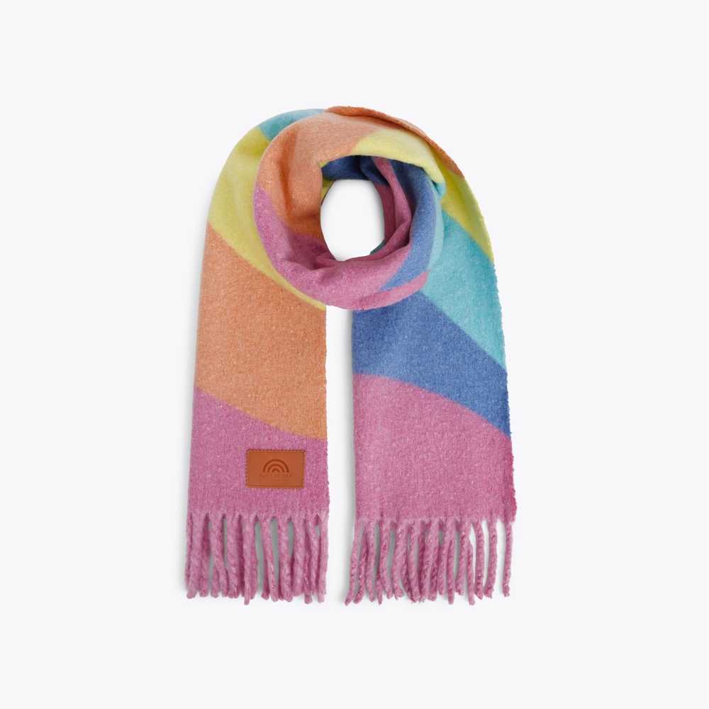 Multicolor Kurt Geiger Yarndye Women's Scarves | UAE-48653029