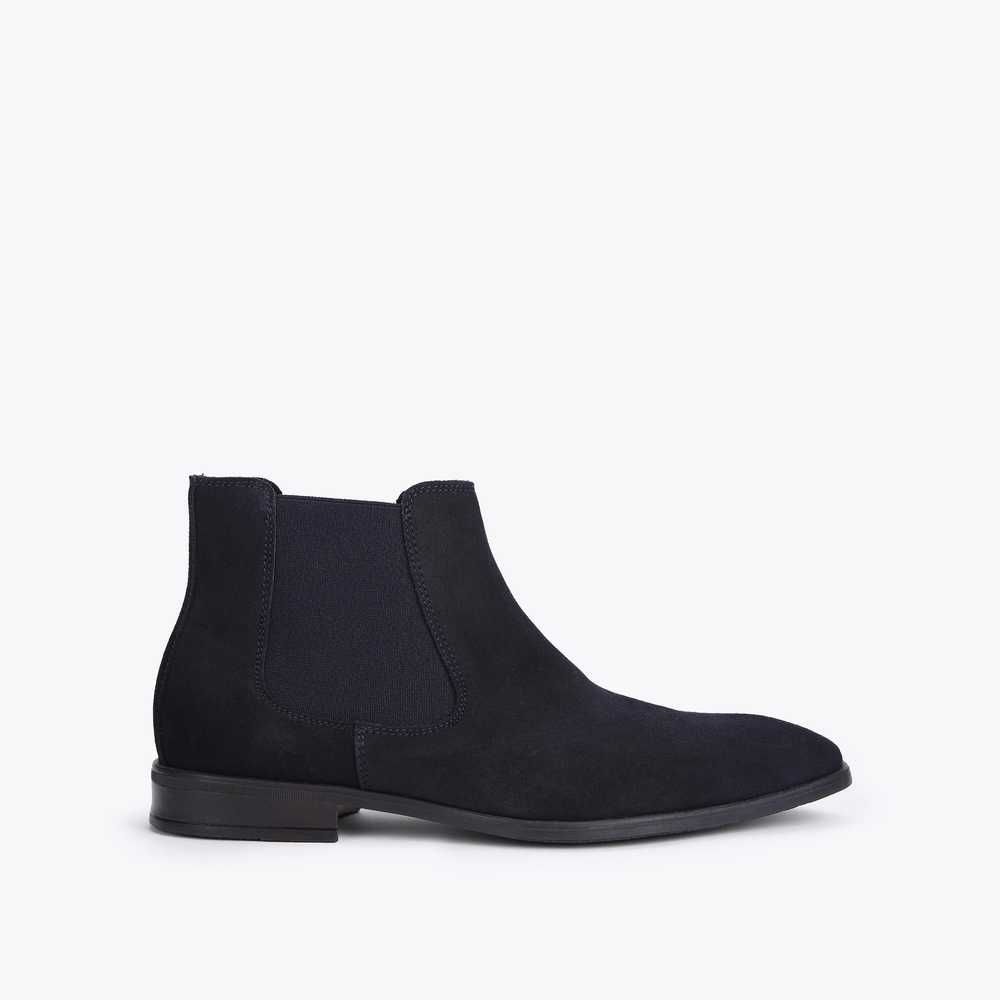 Navy Kurt Geiger Frederick Men's Chelsea Boots | UAE-58307969