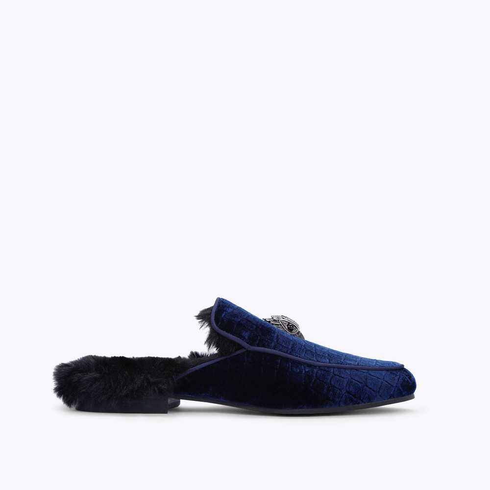 Navy Kurt Geiger Hugh 2 Men's Loafers | UAE-15274899