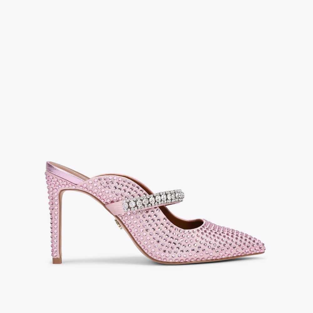 Pink Kurt Geiger Duke Crystal Women's Heels | UAE-20645989