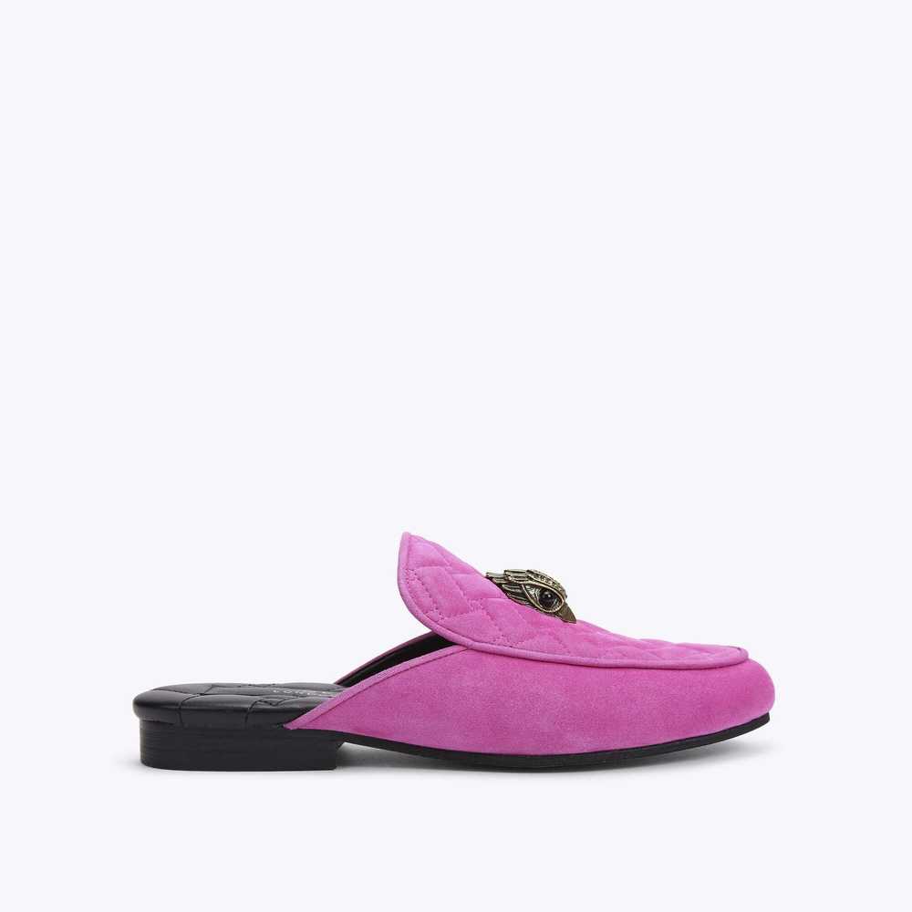 Pink Kurt Geiger Holly Eagle Women's Mules | UAE-50162899