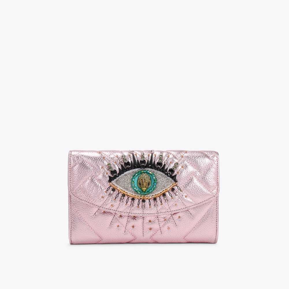 Pink Kurt Geiger Kensington Chain Women's Wallets | UAE-65381279