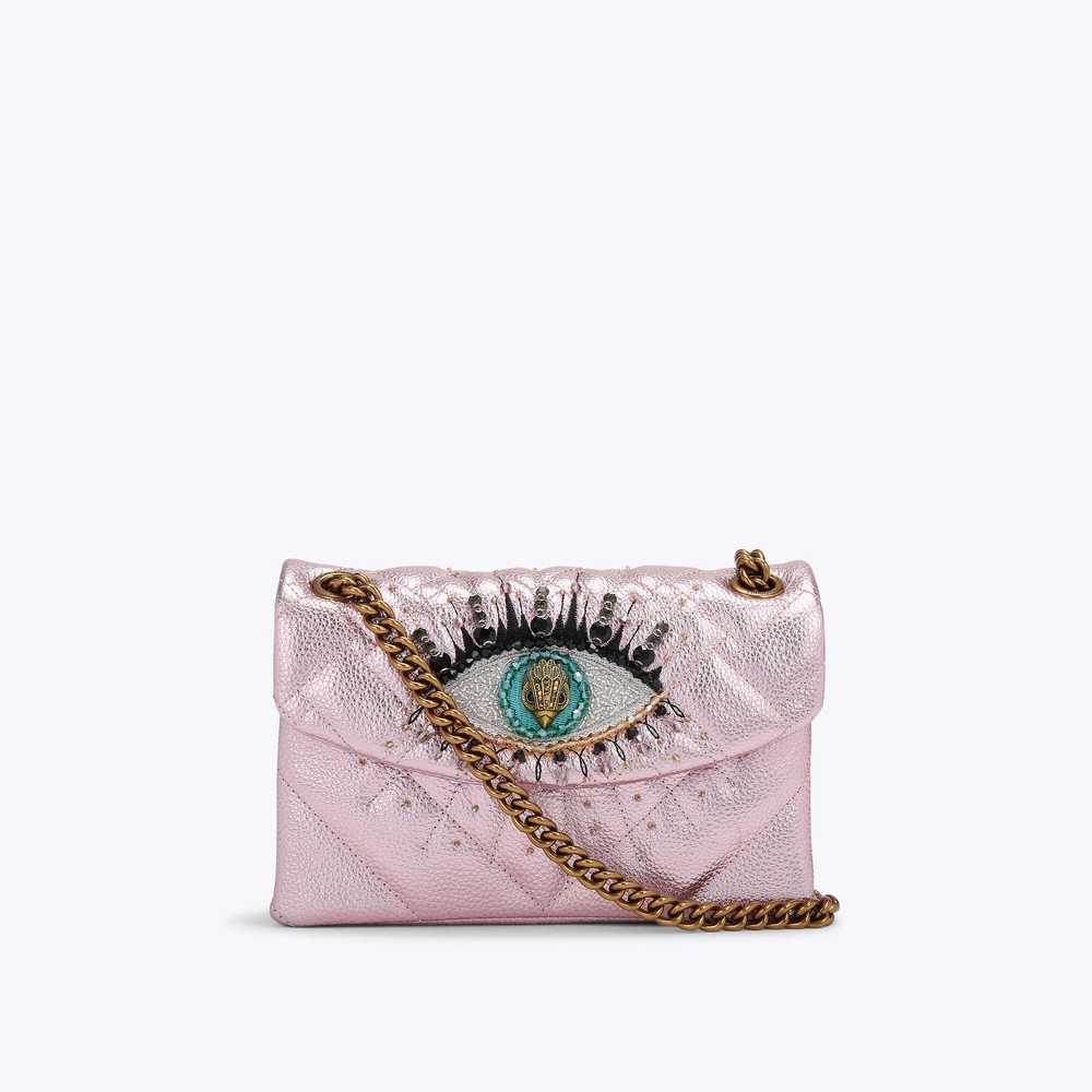 Pink Kurt Geiger Leathr Mini Kensington Eye Women's Crossbody Bags | UAE-54381729