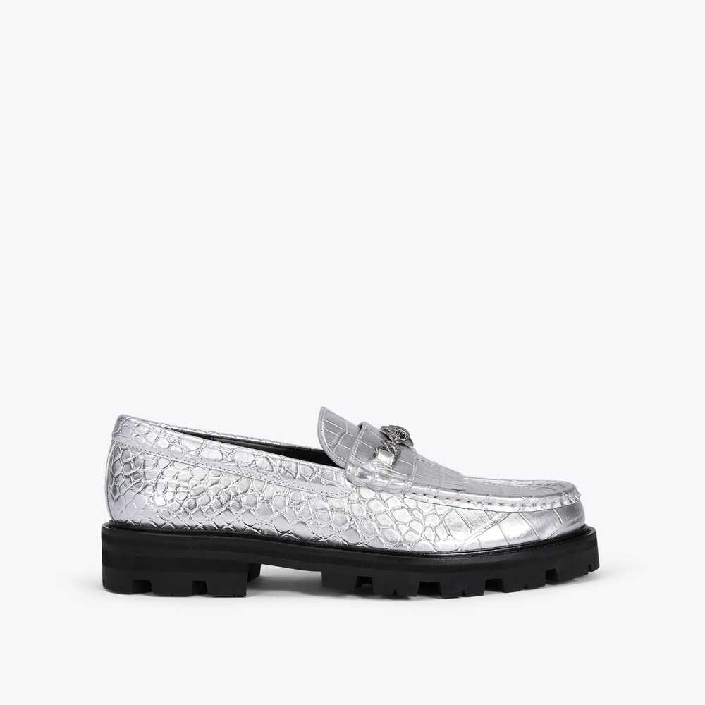 Silver Kurt Geiger Carnaby Chunky Women's Loafers | UAE-68423059