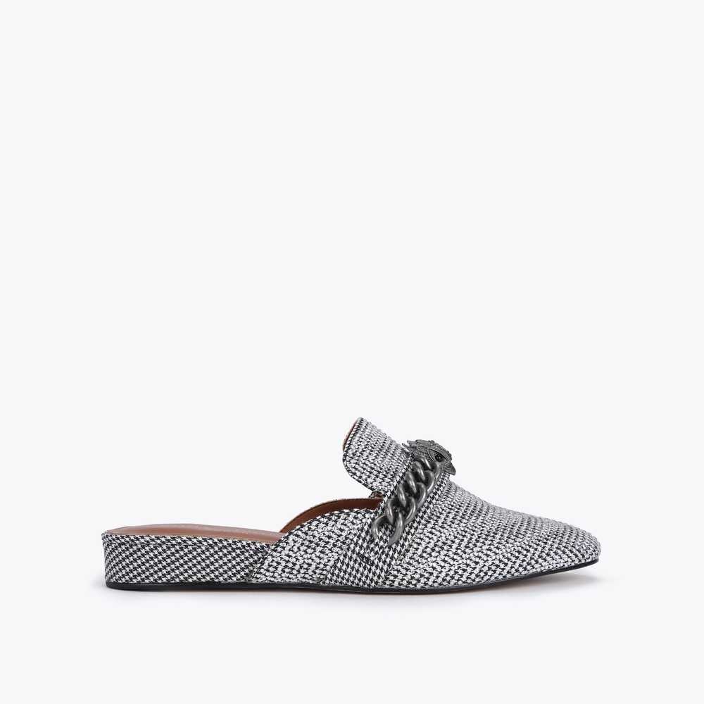 Silver Kurt Geiger Chelsea Women's Mules | UAE-10287599