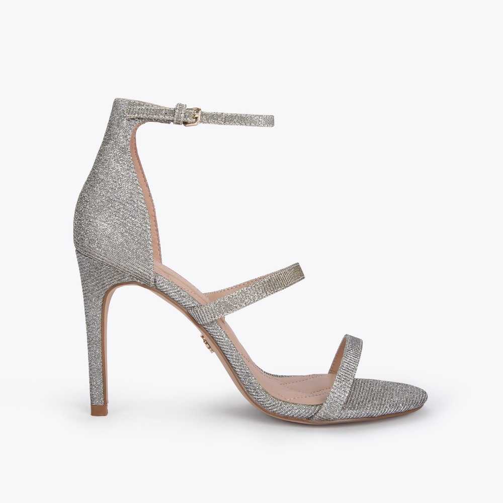 Silver Kurt Geiger Park Lane Women's Heels | UAE-92345869