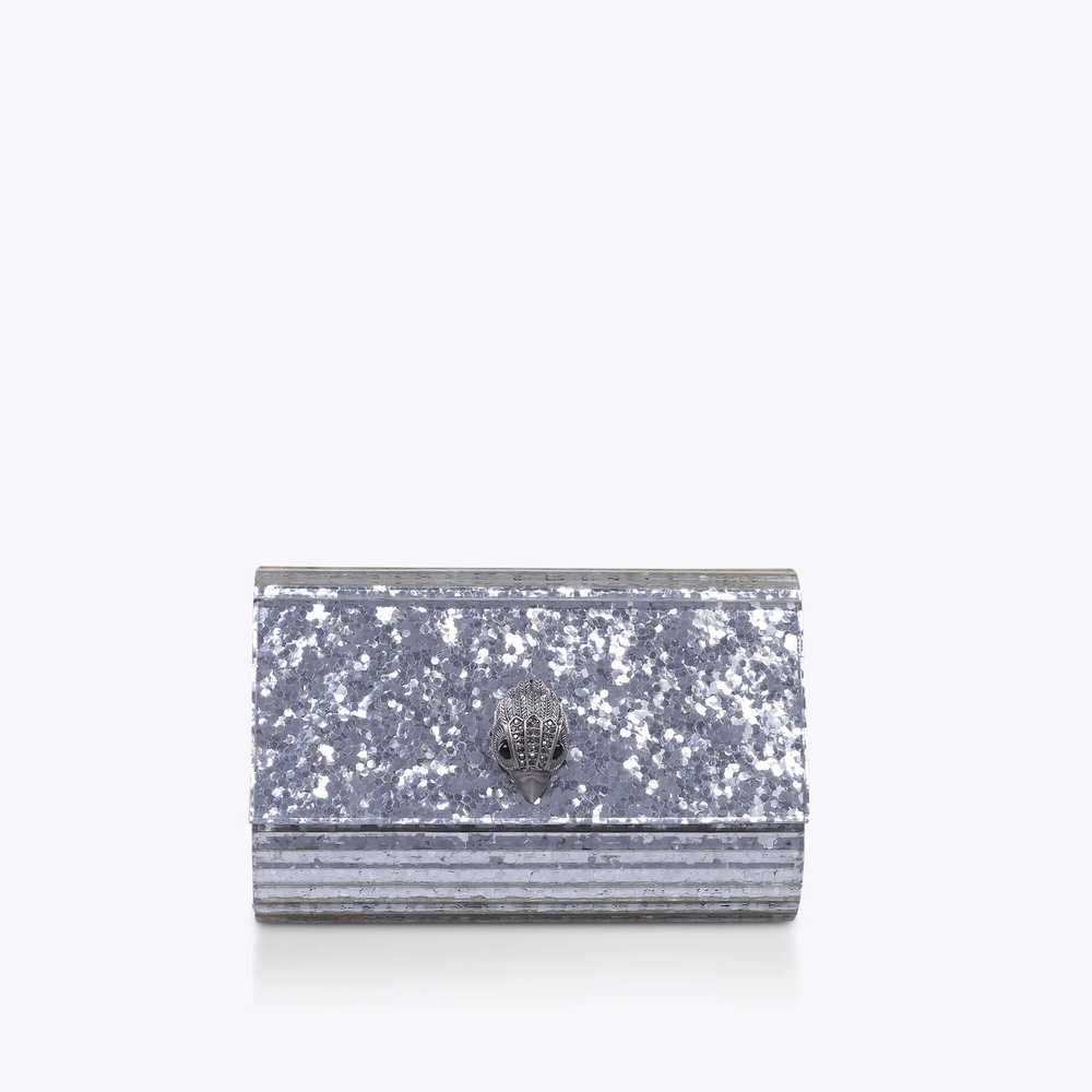 Silver Kurt Geiger Party Eagle Drench Women's Clutch Bag | UAE-96401389