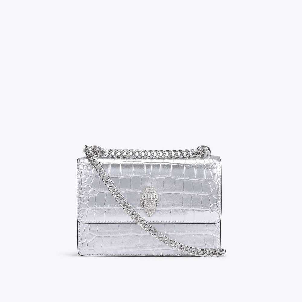 Silver Kurt Geiger Shoreditch Small Women's Crossbody Bags | UAE-39648209