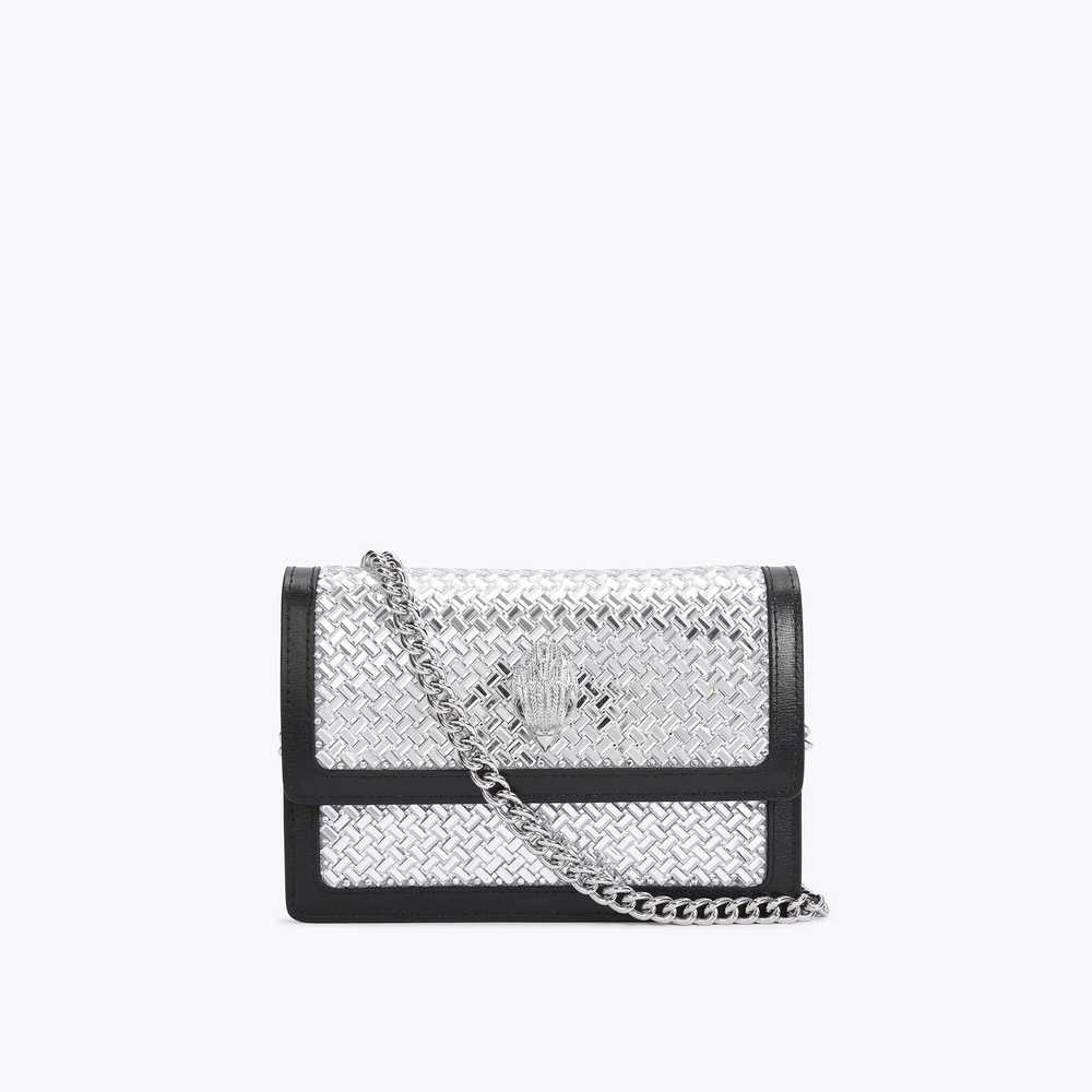 Silver Kurt Geiger Shoreditch Small Women's Crossbody Bags | UAE-59348209