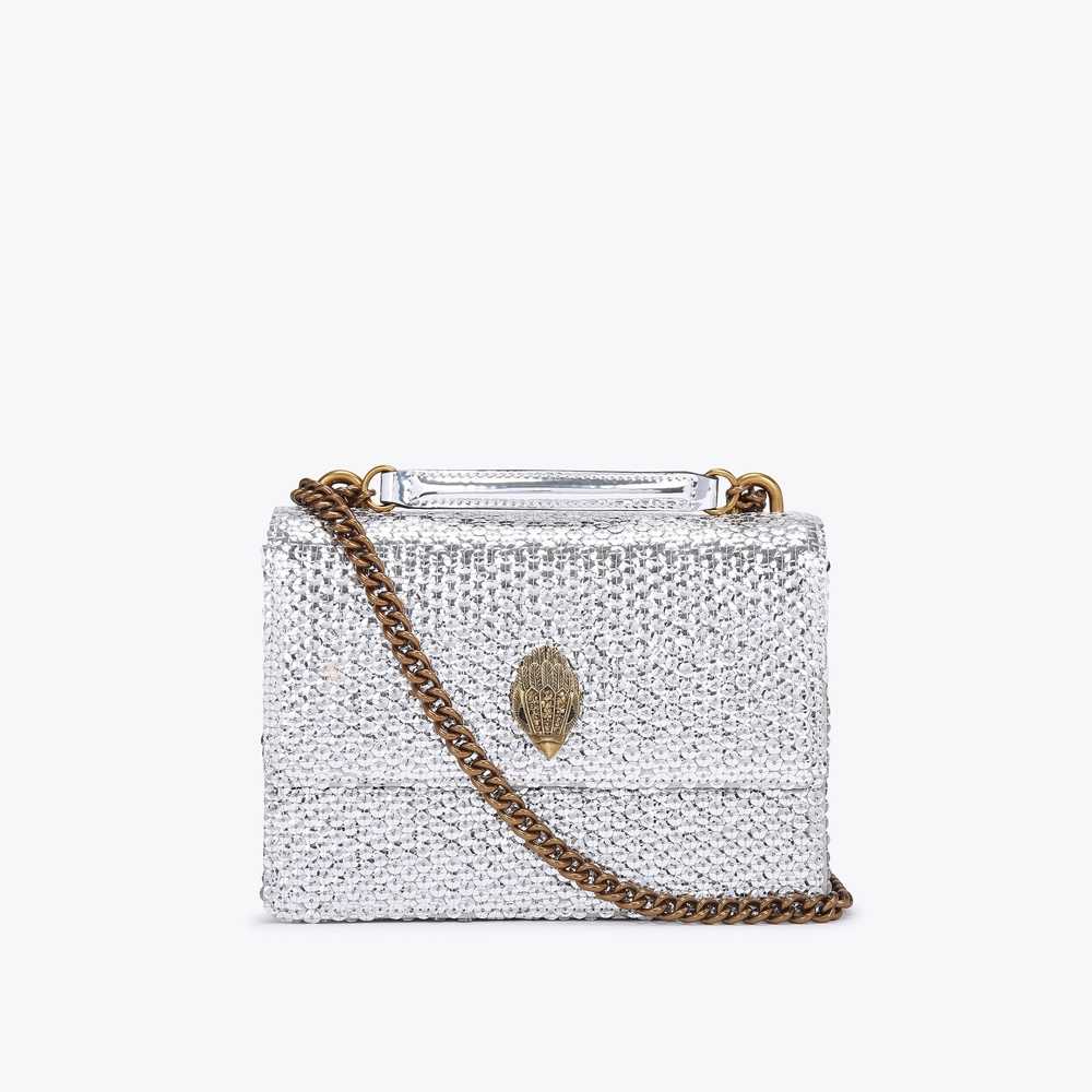 Silver Kurt Geiger Shoreditch Women's Crossbody Bags | UAE-52198639